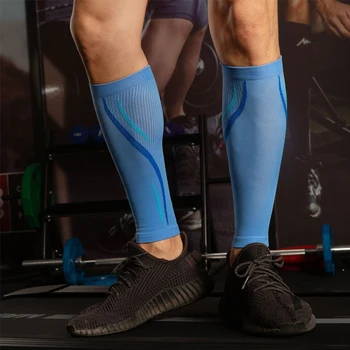 1 чифт Компрессионных чорапи за телета, мъже и жени, 20-30 мм hg.ст., Чорапи с компрессионным ръкав за крака, чорапи за разширени вени, ръкав за телета 3