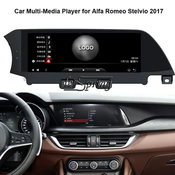 10,25-инчов автомобилен мултимедиен плеър за Alfa Romeo Stelvio 2017 с GPS-навигация MP5 Wifi (БЕЗ DVD) с wi-fi Carplay