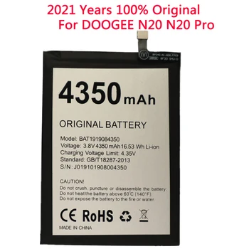 100% Оригинална Батерия BAT1919084350 4350 ма за Мобилен телефон DOOGEE N20 N20Pro N20 Pro Bateria 