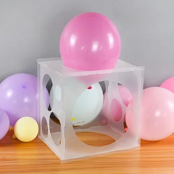 11 дупки Пластмасова Кутия За Измерване на Размери Балони Инструмент За Измерване на Размери Балони Арки Аксесоари за Рожден Ден, Сватбени Украси За Партита