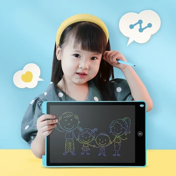 12-инчов LCD дисплей Smart Writing Детска Дъска За Рисуване Плосък Екран Цифрови Графични Таблети Електронен Бележник за Въвеждане на Ръкописен текст с Дръжка 0