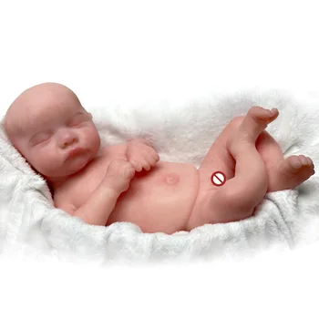 18 Инча Levi Пълен Твърди Силикон Подмладена Кукли, Ръчно изработени Рисувани Реалистични Кукли Bebe Reborn си САМ 