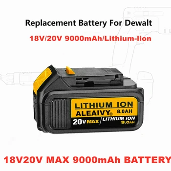 18 от 6000 mah MAX XR Батерия Мощност Инструмент за Подмяна на DeWalt DCB184 DCB180 DCB181 DCB182 DCB200 DCB201 20 В 5A 18 Волта 20 На Батерията 4