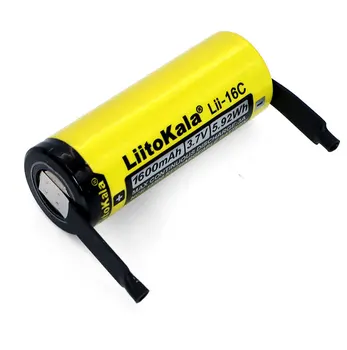 1New LiitoKala Lii-16C 18500 1600 mah 3,7 На акумулаторна батерия Recarregavel литиево-йонна батерия за led фенерче + DIY Никел 3