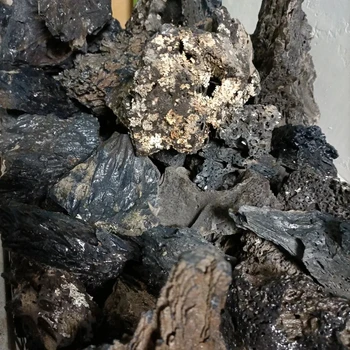 2,5 кг Естествен камък Естествен Кристал Производство на Бижута Черен Вулканичен камък 5-20 см в комплекта. Аквариумный Инфинити Украшение