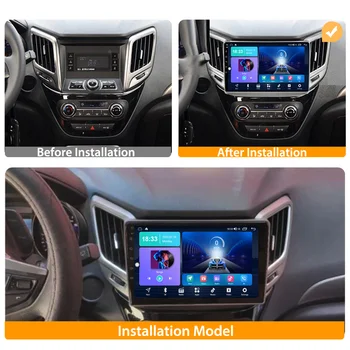 2 DIN 9 ИНЧА 4G Carplay Android Автомобилен Мултимедиен Плеър за Changan CS15 2016-2020 Авторадио GPS Навигация BT WIFI FM Главното Устройство 4