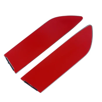 2 бр./лот 3D Стикер на предния Капак на Автомобила Хромирана Решетка на Акула Хрилете Симулация на Въздушния Поток отдушник Авто Стикери за Декорация 1