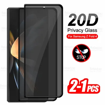 2 Бр. Поверителност Закалено Стъкло За Samsung Galaxy Z 4 Пъти Екран Протектор Samung Z Fold4 ZFold4 ZFold 4 5 Г Защитно Фолио На Капака