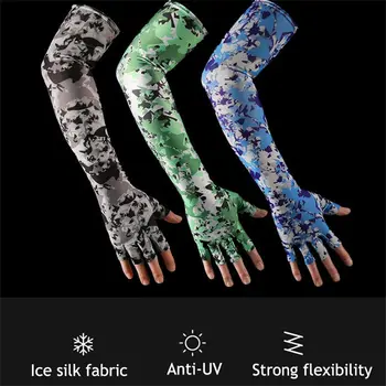 2 елемента Спортни Ръкави За Ръце, Колоездене, Бягане Риболов, скално Катерене Калъф За Ръце Защита От Слънцето с UV-Защита на Ледени Студени Ръкави С Маншет На 5 пръста 4