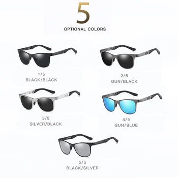 2019 НОВИ Поляризирани АлюминиевоМагниевые Слънчеви Очила за Мъже с Нови Модни Слънчеви Очила За Защита на Очите Унисекс очила за шофиране oculos gafas 4