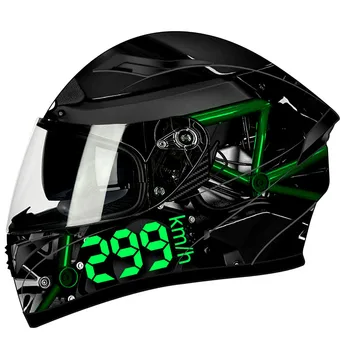 2022 AIS Полнолицевой Каска Casco Moto Capacete Каска на Мотоциклет Състезателни каск Мото Каска Полнолицевой Каск одобрен за скоростно спускане