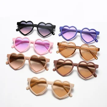 2022 Корейски стил Детски Слънчеви очила с Конфетным Сърце, Прекрасни Слънчеви Очила, Модерен Вечерни Детски Розови Очила За Момичета, Oculos De Sol