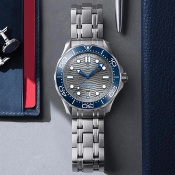 2022 Нов ДИЗАЙН на PAGANI Вълна от Мъжки Механични часовници с Луксозни Автоматични Часовници за мъже NH35 Сапфирен кристал Гмуркане ръчни часовници за мъже