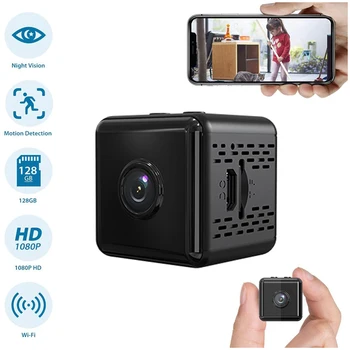 2022 Новата Гореща Мини-Камера, Wifi Камера HD 1080P Ip Камера за Нощно Гласово, Видео Сигурността на Безжична Мини Камера за Наблюдение с Камери