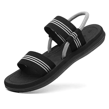 2022 Нови летни мъжете и на жените да носят и еластична плажната обувки и улични модни модерен чехъл 1