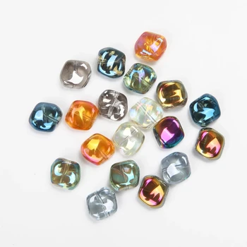 20pcs 11 мм цветни стъклени светлоотразителни перли, разпръснати мъниста направи си САМ бижута, ръчно изработени обеци, гривна с висулка, аксесоари материали 0