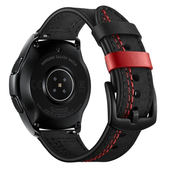 22 мм и 20 мм и кожена каишка за Samsung Galaxy watch 3 Gear S3 Huawei watch GT2 гривна от висок Клас аксесоари за часа Amazfit GTR 1