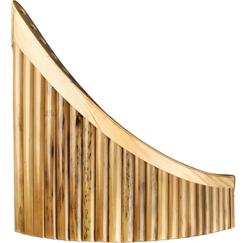 22 Тръби Пан Флейта C Ключ Забелязан Бамбук Музикални Инструменти Румънски Дървен Духов Инструмент С Високо Качество, Ръчно Изработени Пан Тръби 0