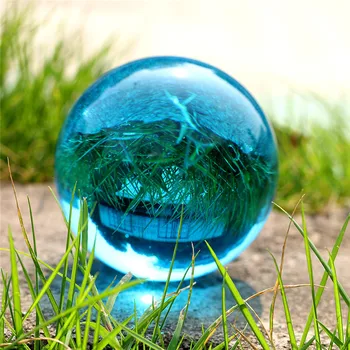 30 mm-100 mm Кристална Топка От Кварцово Стъкло Аквамариновый Топка Обхвата на Стъклена Топка Снимки Топки Crystal Craft Декор на Фън Шуй