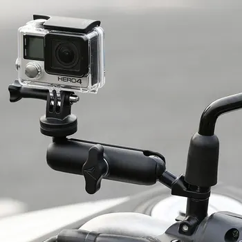 360 Въртящ се Мотор под наем на Притежателя на Камерата Волан Огледало Скоба За Закрепване на GoPro Hero8/7/6/5/4/3+ Аксесоар за екшън камери