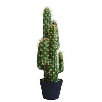 38-48 см Изкуствени Големи Cactus Растения Имитация на Сочни Стайни Тропически Фалшиви Дървета, Озеленяване на Градината Аксесоари За Дома