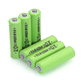 4 бр. 1,2 В NI-MH AAA Батерии 600 mah Акумулаторни nimh Батерия + 4 бр. 1,2 В Ni-Mh AA 2000 mah NI-MH батерия за дистанционно Управление 5