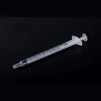 50 бр 1 мл, 2 мл за еднократна употреба за медицински Спринцовки PVC стерилни Спринцовки За Хранене на лекарства за инжектиране на Парфюми за деца или домашни любимци