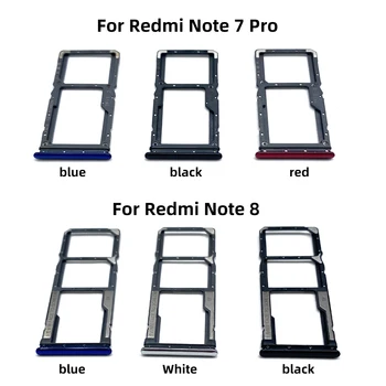 50 бр., Оригинални За Xiaomi Redmi Note 7 8 Pro/Redmi 8 Държач за SIM-карти Тава Слот За чип Притежателя Кутия за Гнездо за Адаптер + Извлекаемый болт 2
