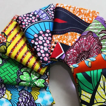 50 см. * 115 см Африкански памук восък отпечатва плат за африкански дрехи восъчни блок отпечатва текстил