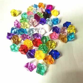 500 БРОЯ 14*11 мм и 22 цветове Акрил Кристал Diamond Пешка Нередовни Каменни Фигури За Настолни Игри Аксесоари