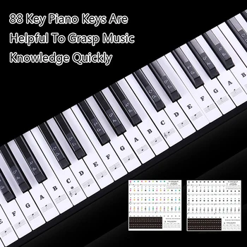 54 61 88 Клавиша Електронна Пиано Клавиатура Звукови Етикети С Името На Основния Стикер 0
