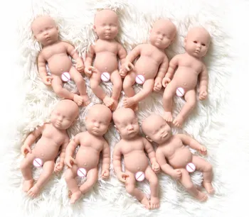 6 Инча Неокрашенный Bebe palm Reborn кукла комплект Колела Твърдо Силикон Неокрашенный Момчета и Момичета Непълни Меки Кукли Празни комплекти