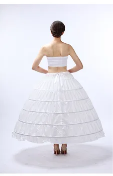 6 обръч пищната пола бял черен червен бална рокля на булката сватбени аксесоари, сватбена долната пола плюс размер jupon enfant свалящ пола 3