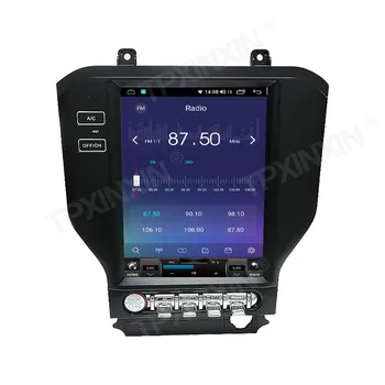 64G За Ford Mustang 2015-2020 Android 10 Tesla Голям HD Екран, Авто Касетофон, Мултимедиен плейър GPS Навигация Carplay 3