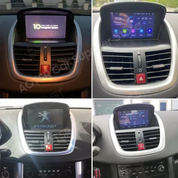 64G За Peugeot 207 2008 2009 - 2014 Android Авто Радио, Мултимедиен Плеър, Стерео GPS Навигация Авто Auido Carplay PX6 Главното Устройство