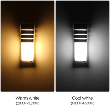 8 W COB LED за Външно Осветление, с монтиран на стената лампа, с монтиран на стената Модерен Лампа Индустриален Декор AC 85-265 В Непромокаема За Баня Градина у Дома 3