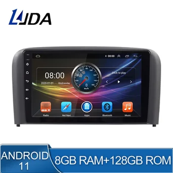 8G + 128G Android 11 Автомобилен Мултимедиен Плеър За Volvo S80 2004 2005 2006 2 Din Радио GPS Навигация Стерео Carplay Автоаудио