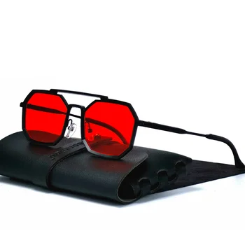 AKA OCULOS 2022 Метални Квадратни Слънчеви Очила Дамски Висококачествени Мъжки слънчеви Очила Ретро Очила Мъжки/Женски Реколта Gafas De Sol Mujer UV400 1