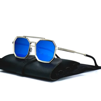 AKA OCULOS 2022 Метални Квадратни Слънчеви Очила Дамски Висококачествени Мъжки слънчеви Очила Ретро Очила Мъжки/Женски Реколта Gafas De Sol Mujer UV400 2