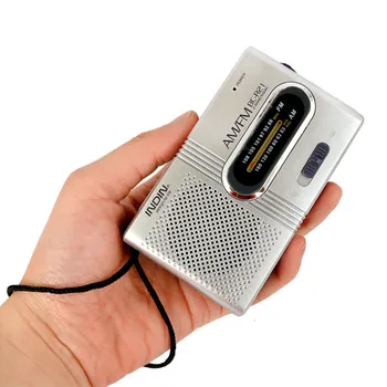 AM / FM Джобно Карманное радио на Батерии Компактни Транзисторные Радиостанции Радио На Батерии С Жак За слушалки Високоговорител 0