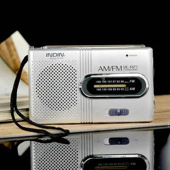 AM / FM Джобно Карманное радио на Батерии Компактни Транзисторные Радиостанции Радио На Батерии С Жак За слушалки Високоговорител 2