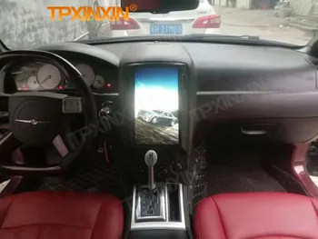 Android 9 Tesla Екран Автомобилен Радиоприемник За Chrysler 300C 2004 2005 2006 2007 2008 2009 2010 2011 GPS Аудио Стерео Главното Устройство