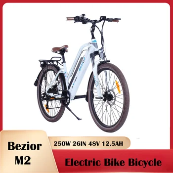 Bezior M2 Електрически велосипеди под Наем 80 Км Пробег Крак режим на 250 W Мотор Колело 26 инча 48 12,5 AH на Батерията на UPS Доставка 3-7 дни за Доставка 0