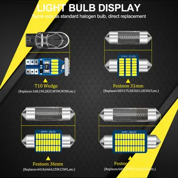 BMTxms LED Комплект Вътрешни Лампи За Citroen C5 2000-2018 2019 2020 2021 Аксесоари Карта на Колата Куполна Лампа на Багажника Canbus 12V 1