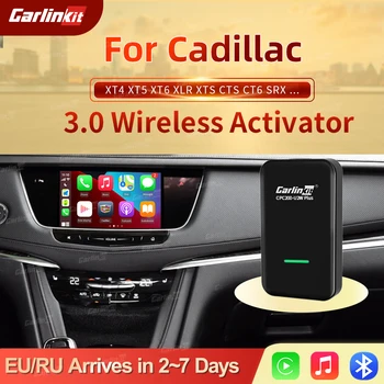 Carlinkit 3.0 За Apple CarPlay Безжичен Ключ За Cadillac ATS-L CT5 CT6 XT4 XT5 XTS XT6 Escalade Smart Box Мултимедия IOS 14