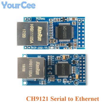 CH9121 Сериен мрежов модул Ethernet Модул, Конвертор на Микроконтролера RJ-45 Индустриален клас ВСС Networking STM32 UART 0