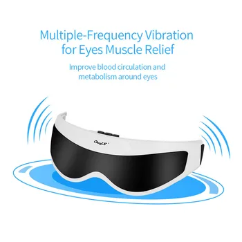 CkeyiN Масажор За Очи Магнитна Терапия Вибратор Интелигентен Инструмент За Масаж На Очите Премахване На 9 Режима На Облекчава Умората Масаж На Очната Ябълка 2
