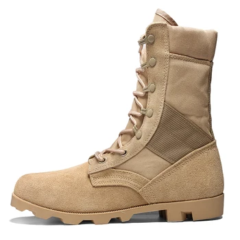 CQB.SWAT/ 2018 Летни военни Тактически обувки, военни обувки черен, пясък, камуфляжного цветове за джунглата, Носимые обувки за алпинизъм, Дишащи 0