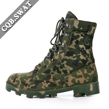 CQB.SWAT/ 2018 Летни военни Тактически обувки, военни обувки черен, пясък, камуфляжного цветове за джунглата, Носимые обувки за алпинизъм, Дишащи 2