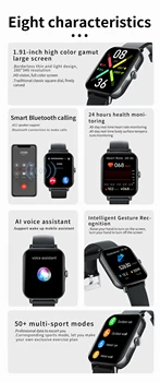 CZJW Smartwatch на Глюкоза В Кръвта Фитнес Тракер 2022 Нови Мъжки Смарт Часовници Температурата на Тялото, Bluetooth Предизвикателство За Android и IOS HUAWEI XI 1